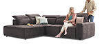 Cosmo canapé d'angle avec appuis-tête réglables Seats and Sofas