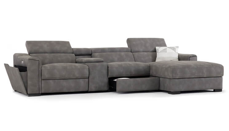 Broadway hoeksalon met opbergruimtes en stopcontact Seats and Sofas