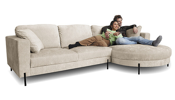 Pearl canapé d'angle blanc Seats and Sofas