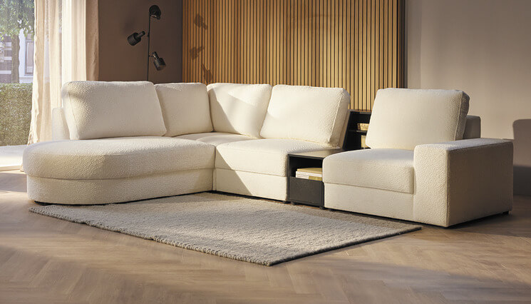 Home hoeksalon wit Seats and Sofas