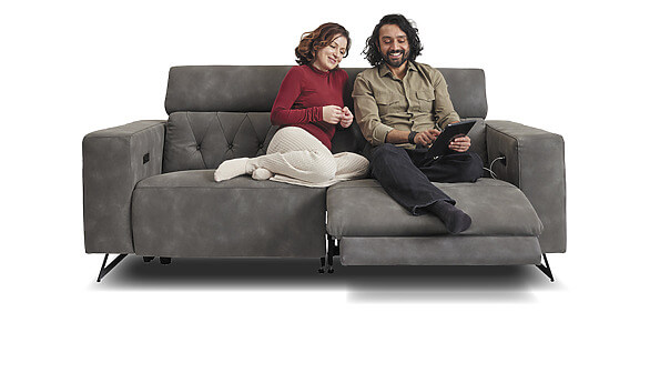 Madeira salon grijs met relaxfunctie Seats and Sofas
