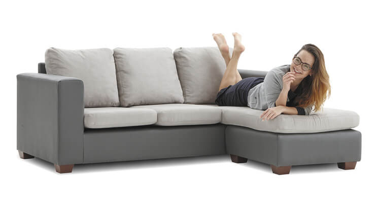 Stuart canapé relax gris