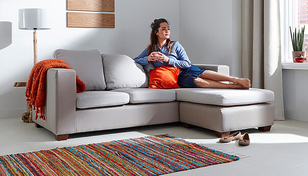 Stuart canapé relax gris