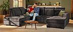 Clyde U salon antraciet Seats and Sofas