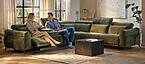 Legacy salon d'angle avec système relax