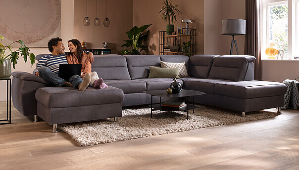 Scandi U salon grijs Seats and Sofas