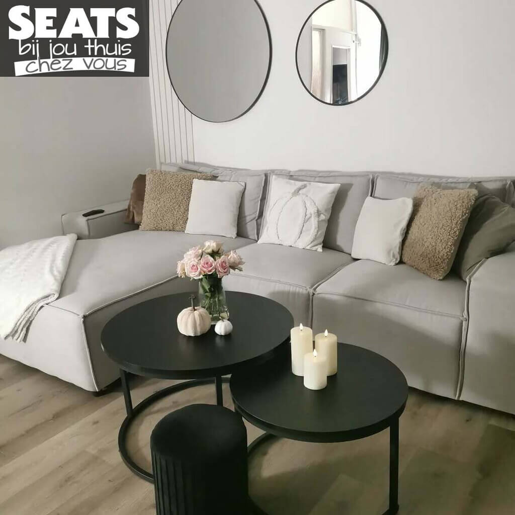 Gio Hoekbank Beige #SeatsBijJouThuis Canapé D'angle Beige #SeatsChezVous Seats and Sofas @rafas_lovely_home