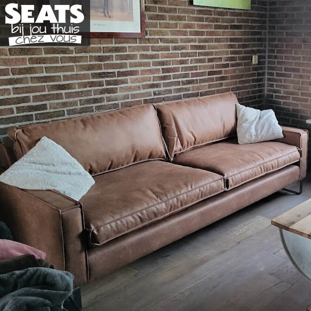 Pancho 3-places Salon Marron #SeatsBijJouThuis 2-Places Canapé Brun #SeatsChezVous Seats and Sofas Lisette Gort