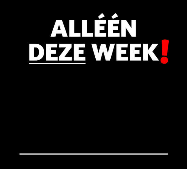 Alleen deze week banner