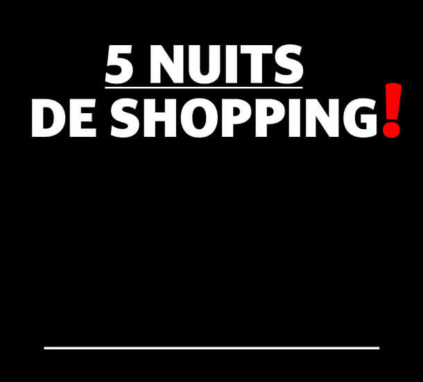 5 nuits de shopping banner