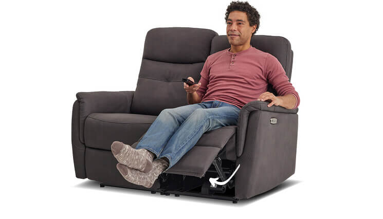 Enzo relaxsalon grijs