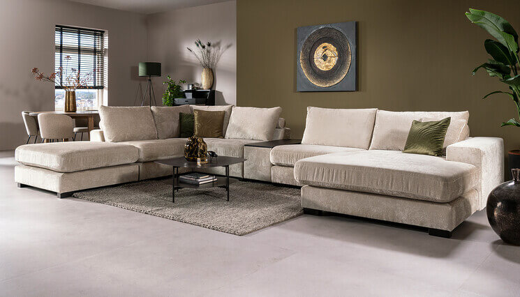 Florence U salon beige