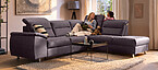 Scandi salon d'angle gris Seats and Sofas
