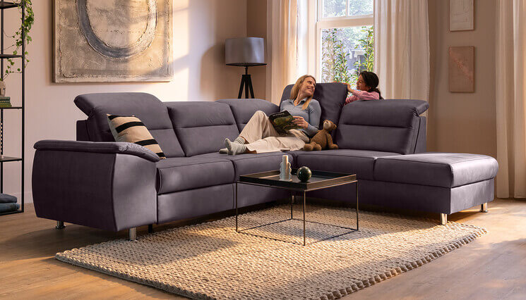Scandi salon d'angle gris Seats and Sofas