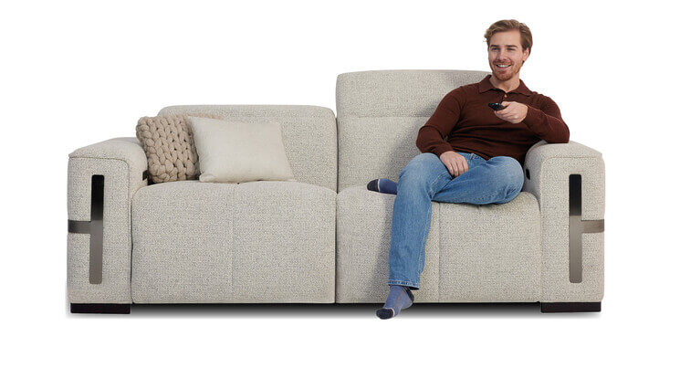 Loretta canapé relax gris Seats and Sofas