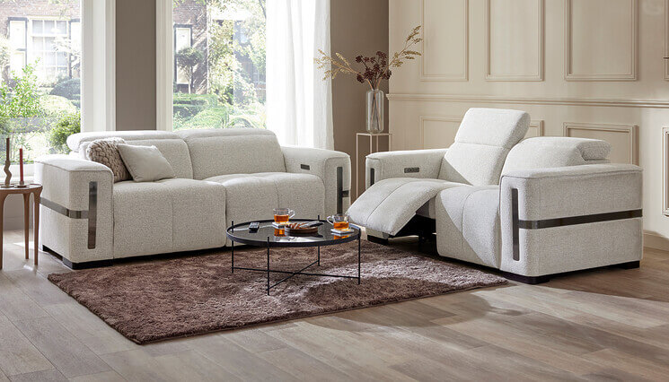 Loretta canapé relax gris Seats and Sofas