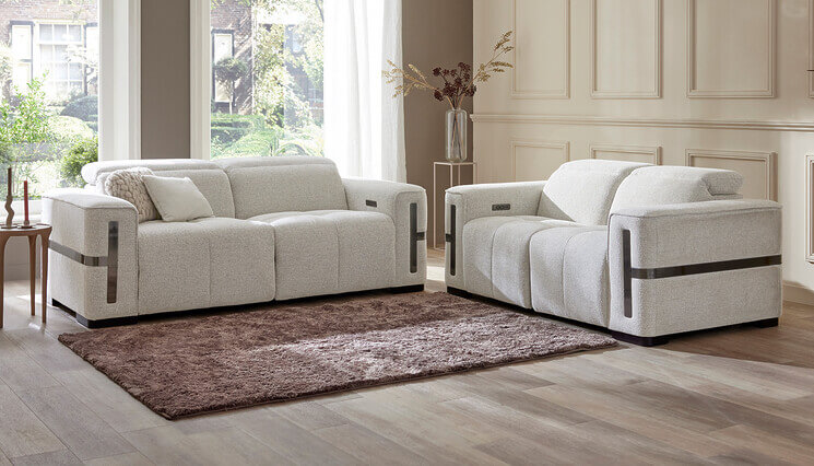 Loretta canapé relax gris Seats and Sofas