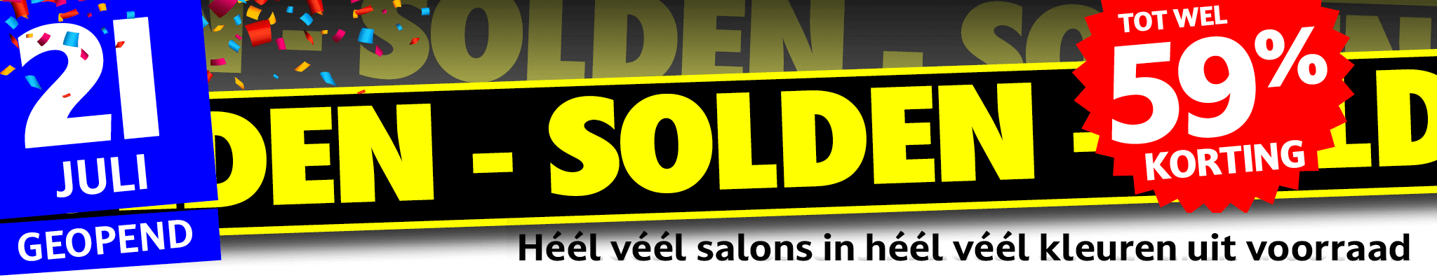 Solden Seats and Sofas 21 juli