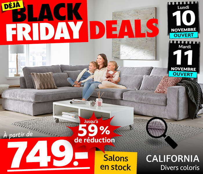 Déjà Black Friday Deals (Wapenstilstandsdag -> Maandag + Dinsdag)