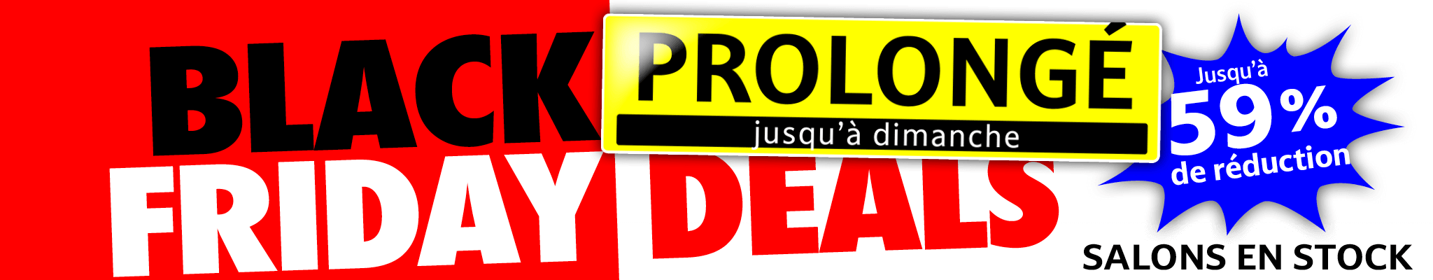 Black Friday Deals prolongé Seats and Sofas