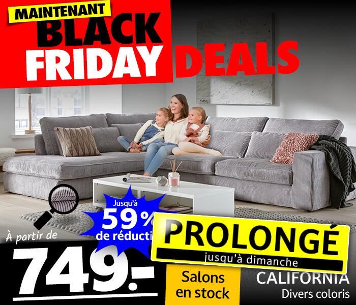 Black Friday Deals prolongé !