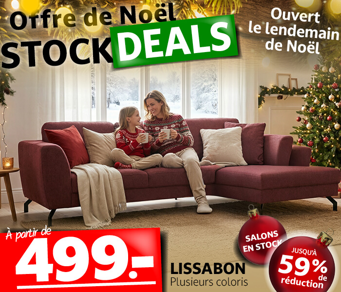 Offres de Noël Stock Deals Seats and Sofas