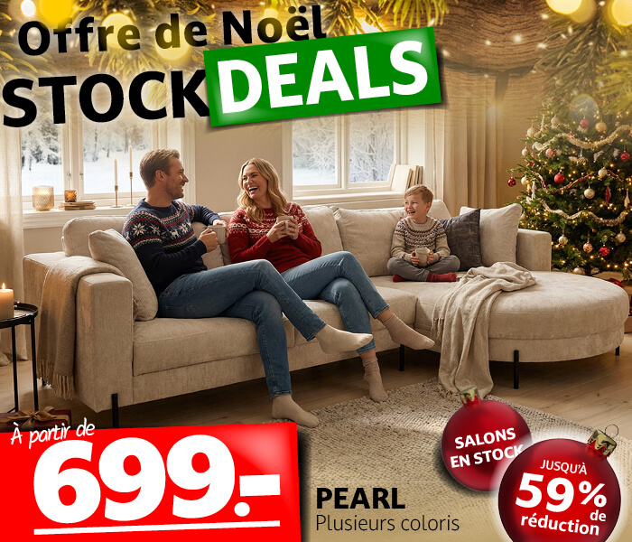 Offres de Noël Stock Deals Seats and Sofas